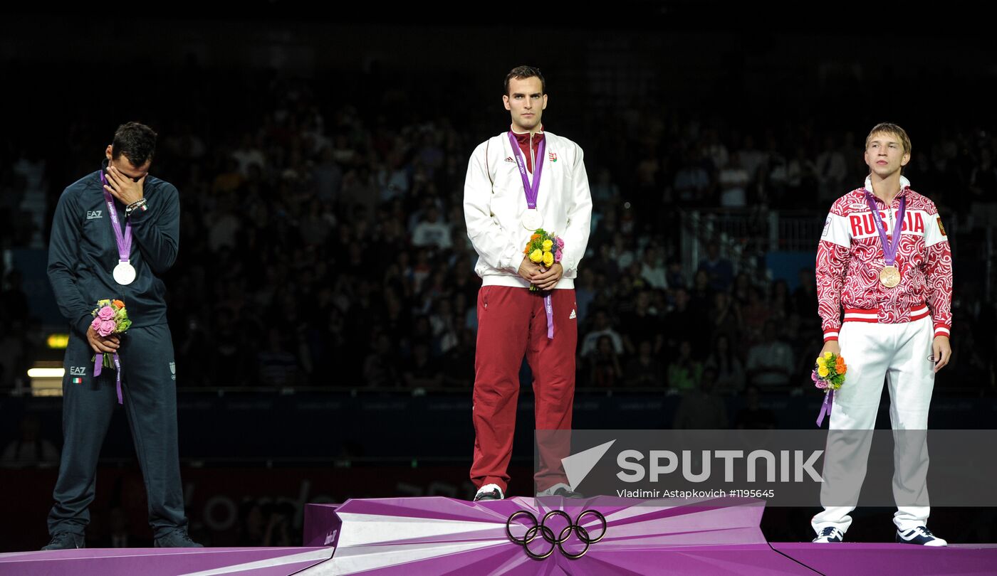 2012 Summer Olympics. Fencing. Sabre. Men