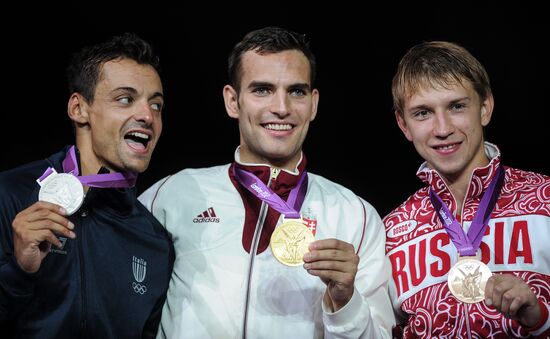 Olympics 2012 Fencing. Men's Saber.