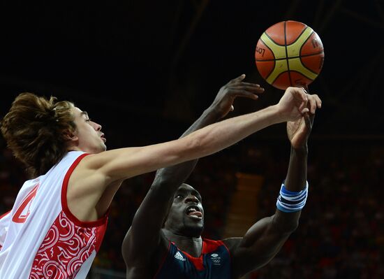 2012 Summer Olympics. Basketball. Men. Great Britain vs. Russia