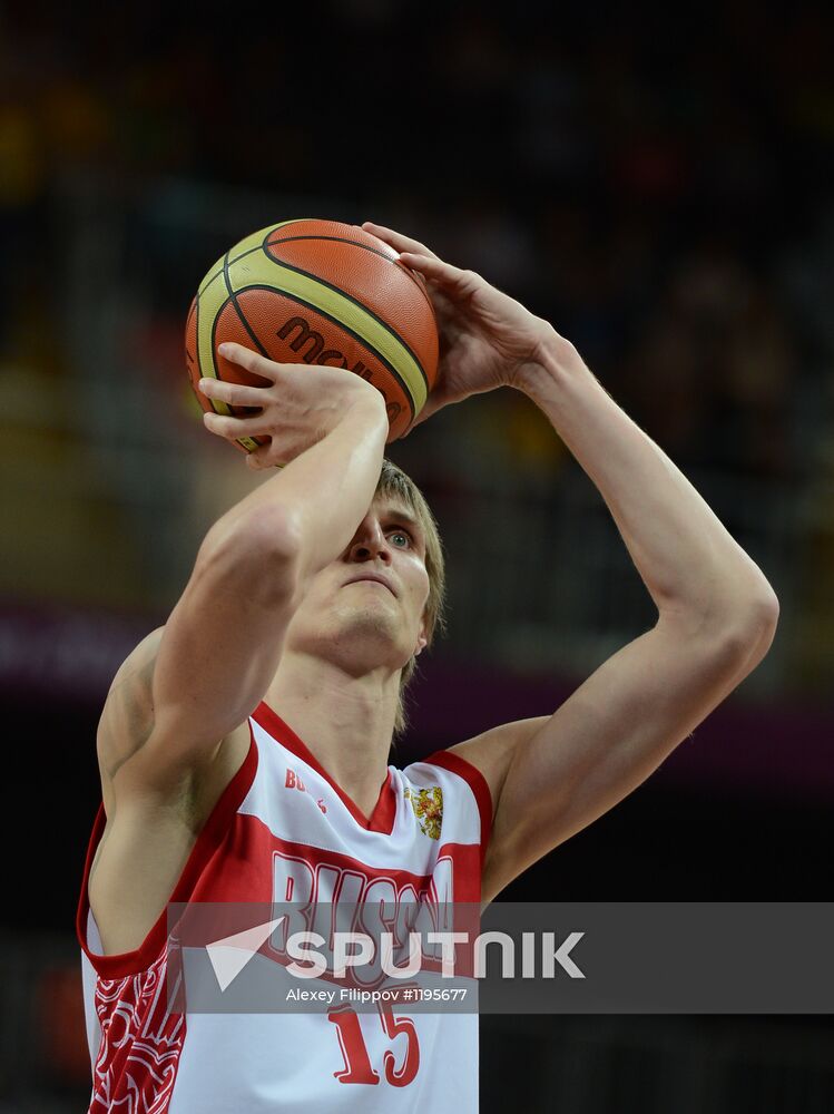 2012 Summer Olympics. Basketball. Men. Great Britain vs. Russia