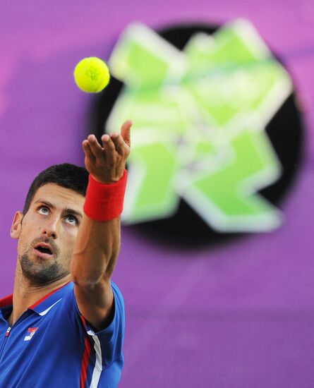 2012 Summer Olympics. Tennis. Day 2