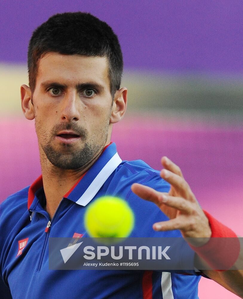 2012 Summer Olympics. Tennis. Day 2
