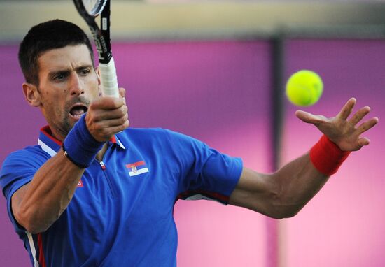 2012 Summer Olympics. Tennis. Day 2