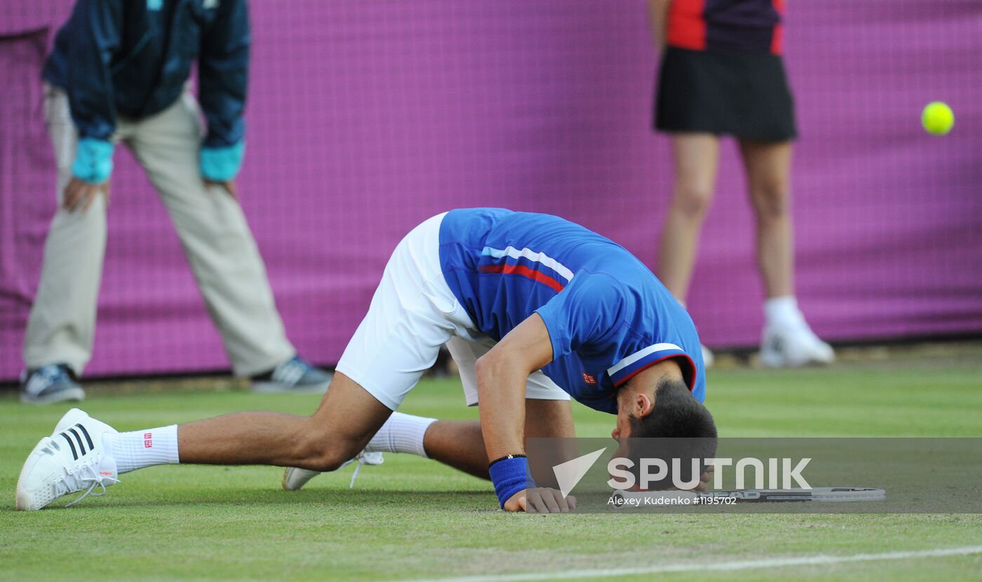 2012 Summer Olympics. Tennis. Day 2
