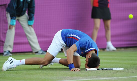 2012 Summer Olympics. Tennis. Day 2