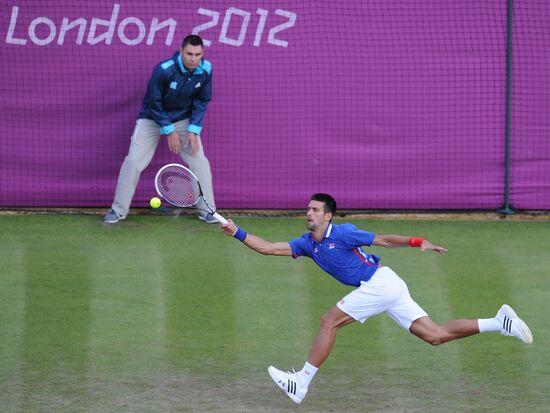 2012 Summer Olympics. Tennis. Day 2