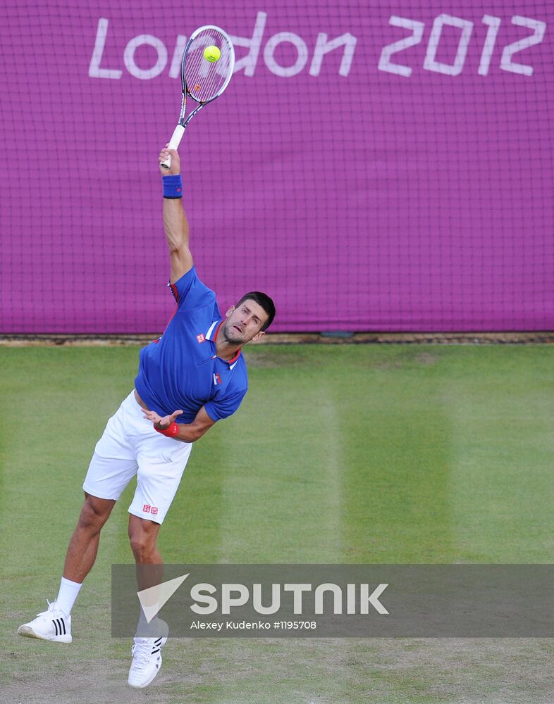 2012 Summer Olympics. Tennis. Day 2