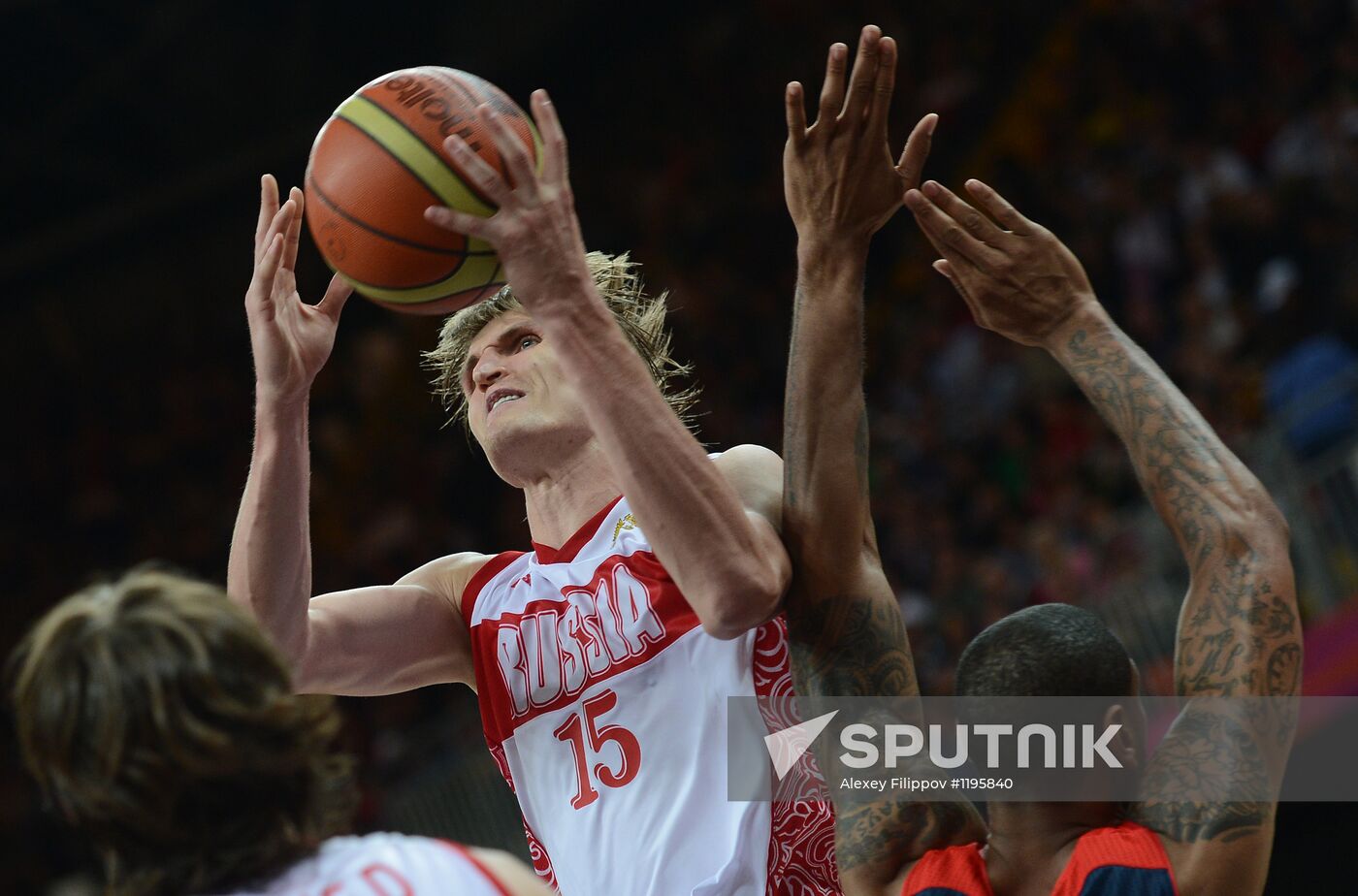 Olympics 2012 Men's Basketball. Match U.K. – Russia