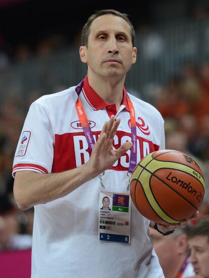 Olympics 2012 Men's Basketball. Match U.K. – Russia