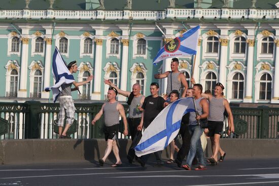 Navy Day in Russia and Ukraine