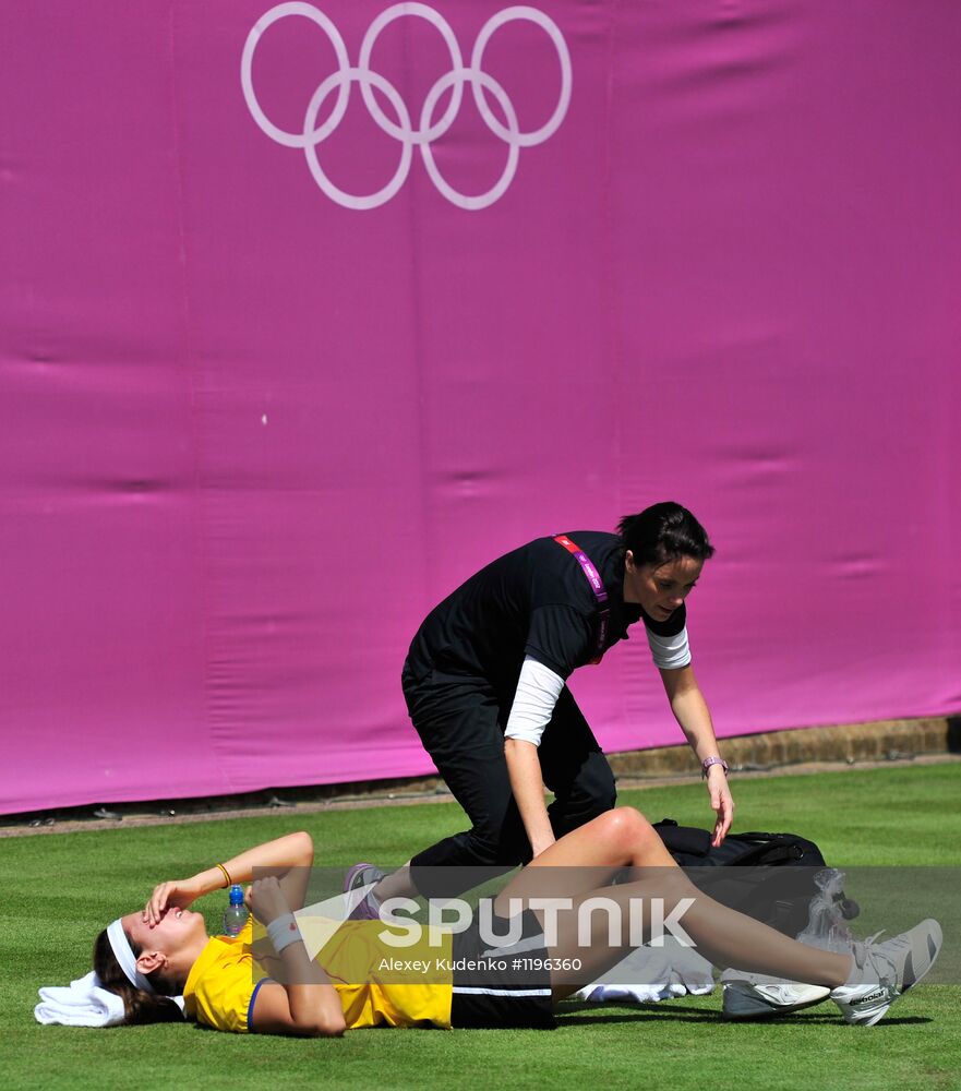 2012 Summer Olympics. Tennis. Day Three