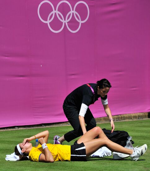 2012 Summer Olympics. Tennis. Day Three