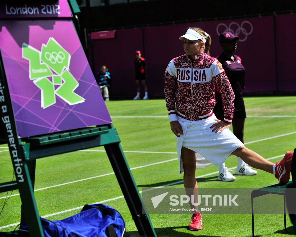 2012 Summer Olympics. Tennis. Day Three