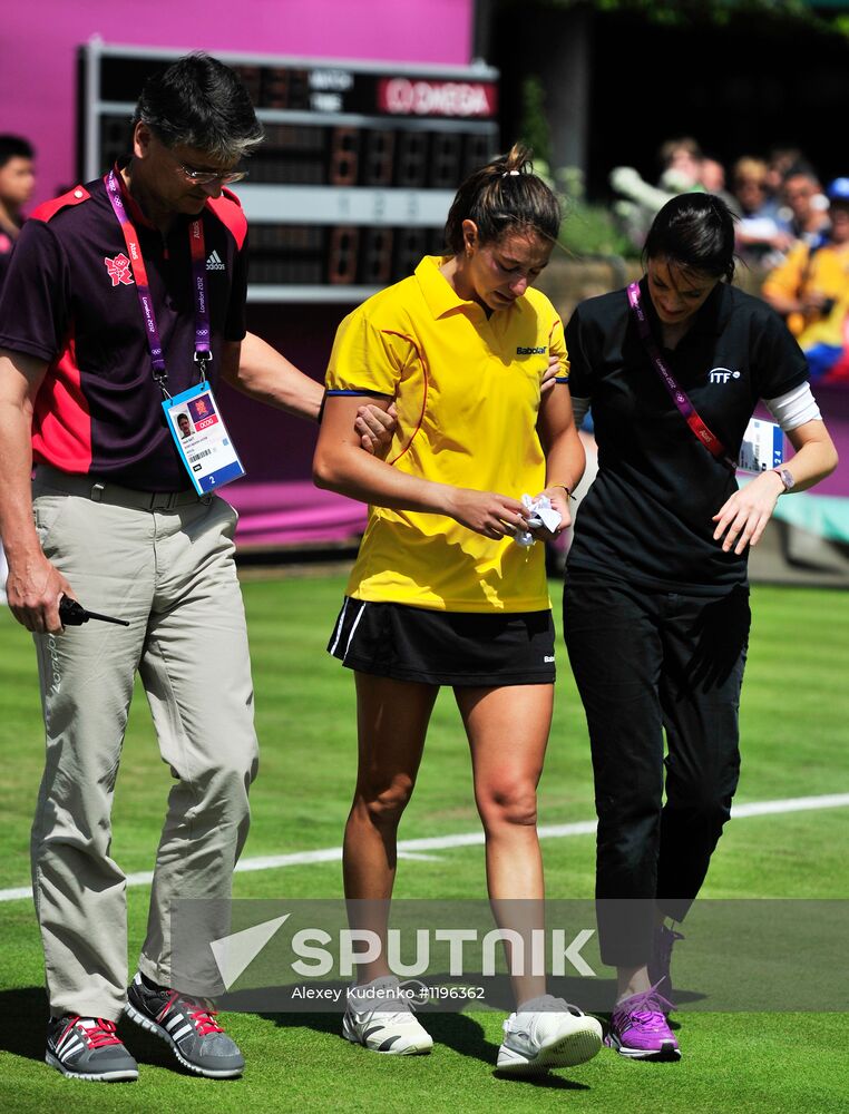 2012 Summer Olympics. Tennis. Day Three