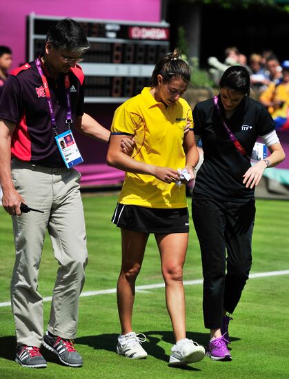 2012 Summer Olympics. Tennis. Day Three