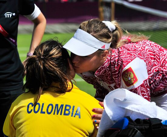 2012 Summer Olympics. Tennis. Day Three