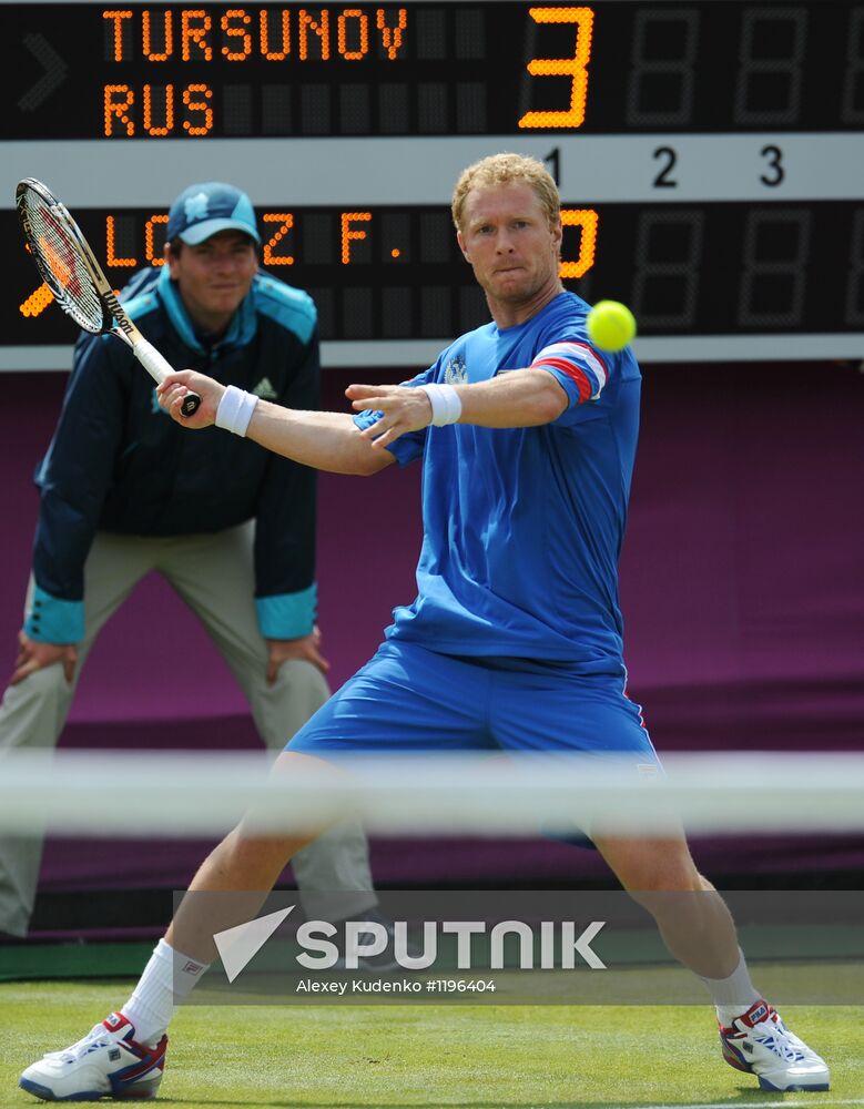 2012 Olympics. Tennis. Day Three