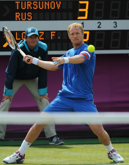 2012 Olympics. Tennis. Day Three