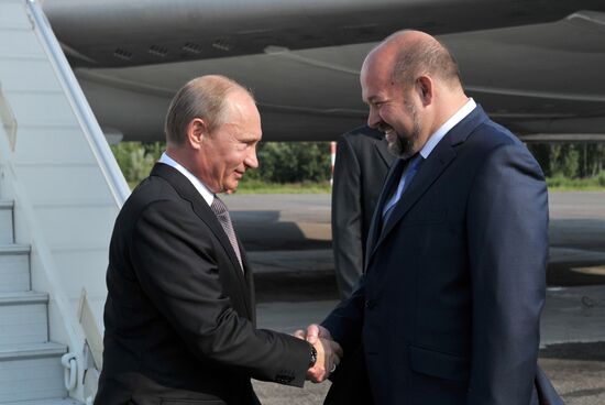 Vladimir Putin visits North-Western Federal District