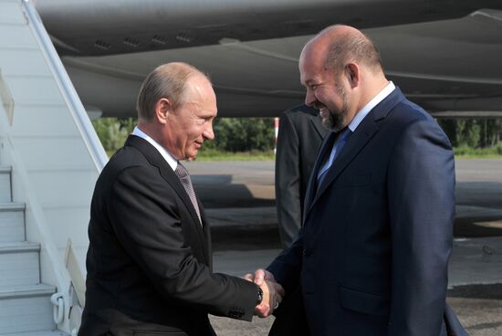 Vladimir Putin visits North-Western Federal District