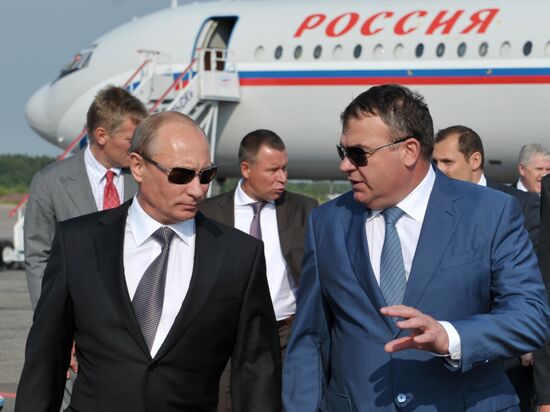 Vladimir Putin visits North-Western Federal District