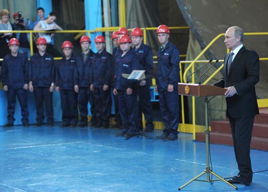 Vladimir Putin visits North-Western Federal District
