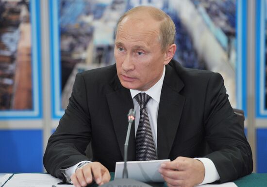 Vladimir Putin visits North-Western Federal District