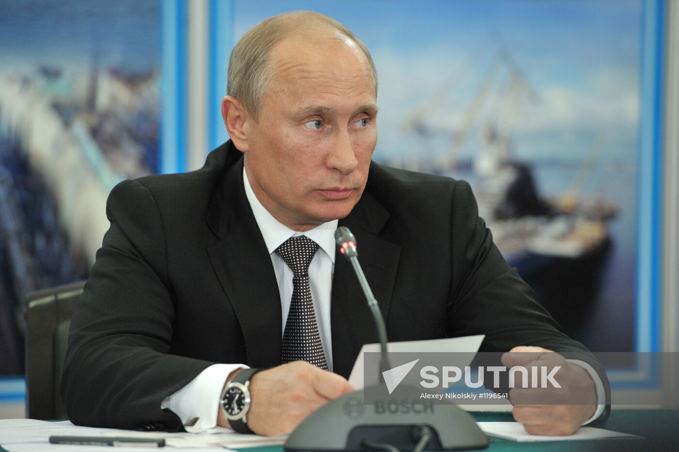 Vladimir Putin visits North-Western Federal District