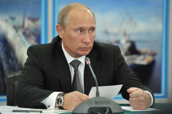 Vladimir Putin visits North-Western Federal District
