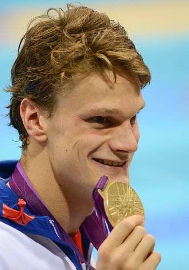 2012 Summer Olympics. Swimming. Day Three. Finals