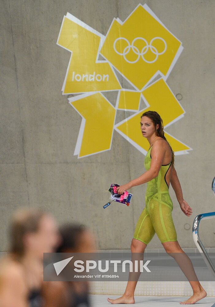 2012 Summer Olympics. Swimming. Day Three. Finals