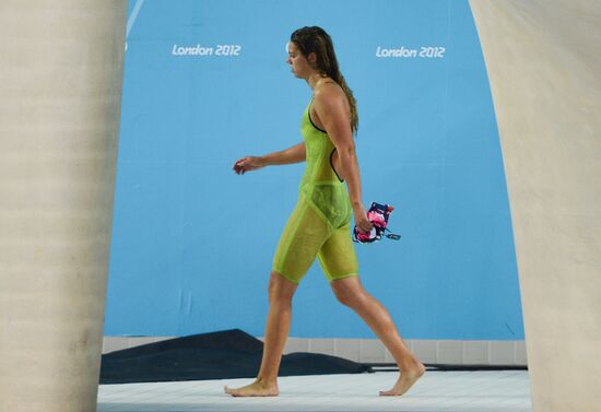 2012 Summer Olympics. Swimming. Day Three. Finals