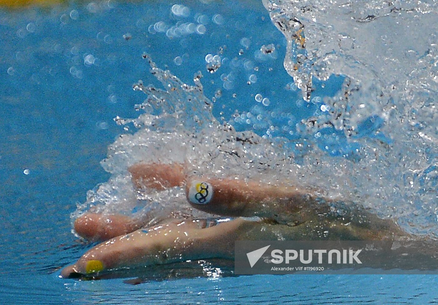 2012 Summer Olympics. Swimming. Day Three. Finals