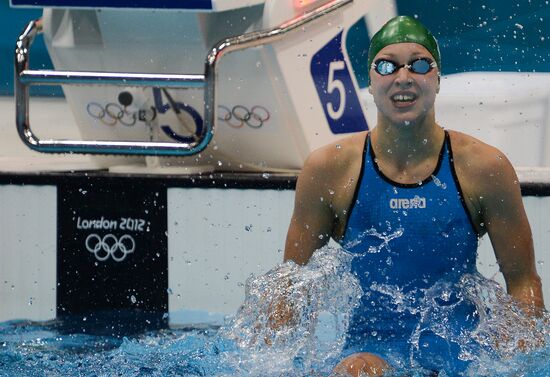 2012 Summer Olympics. Swimming. Day Three. Finals
