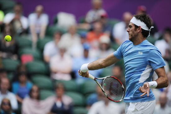 2012 Olympics. Tennis. Day Three