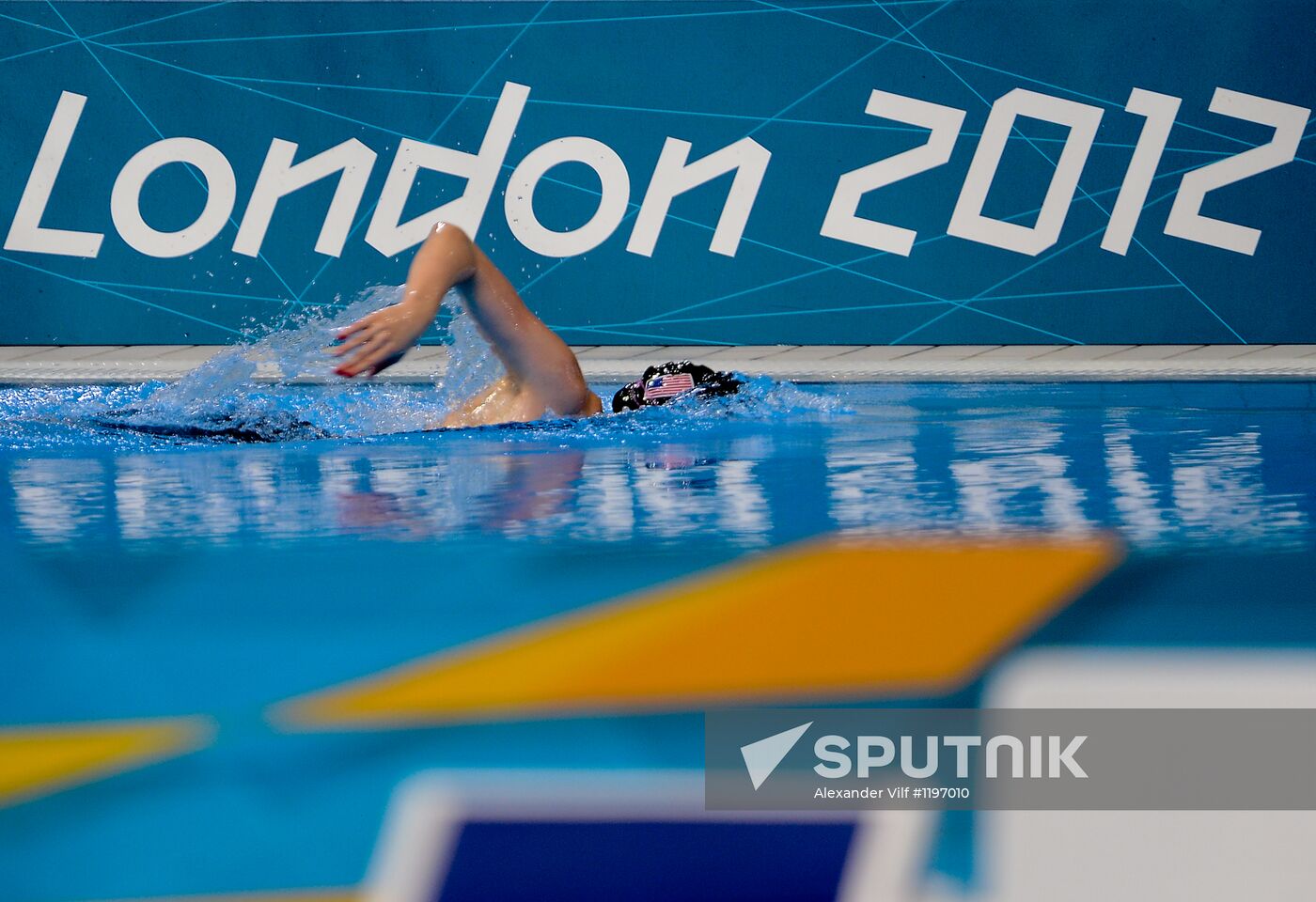 London 2012 Olympics. Swimming. Day 3 - finals