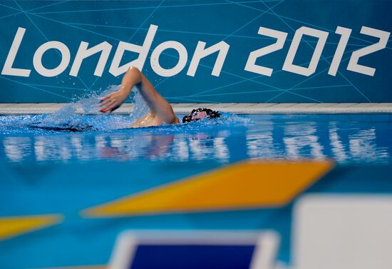 London 2012 Olympics. Swimming. Day 3 - finals