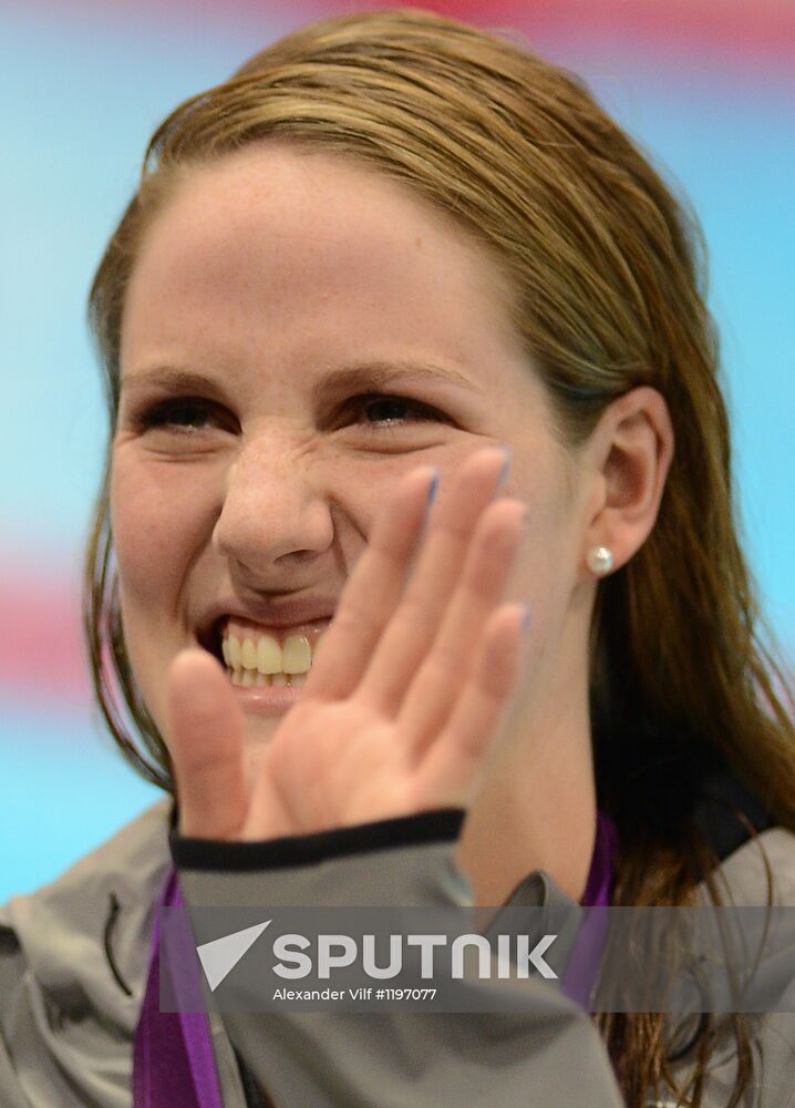 Olympics 2012 Swimming. Day Three. Finals