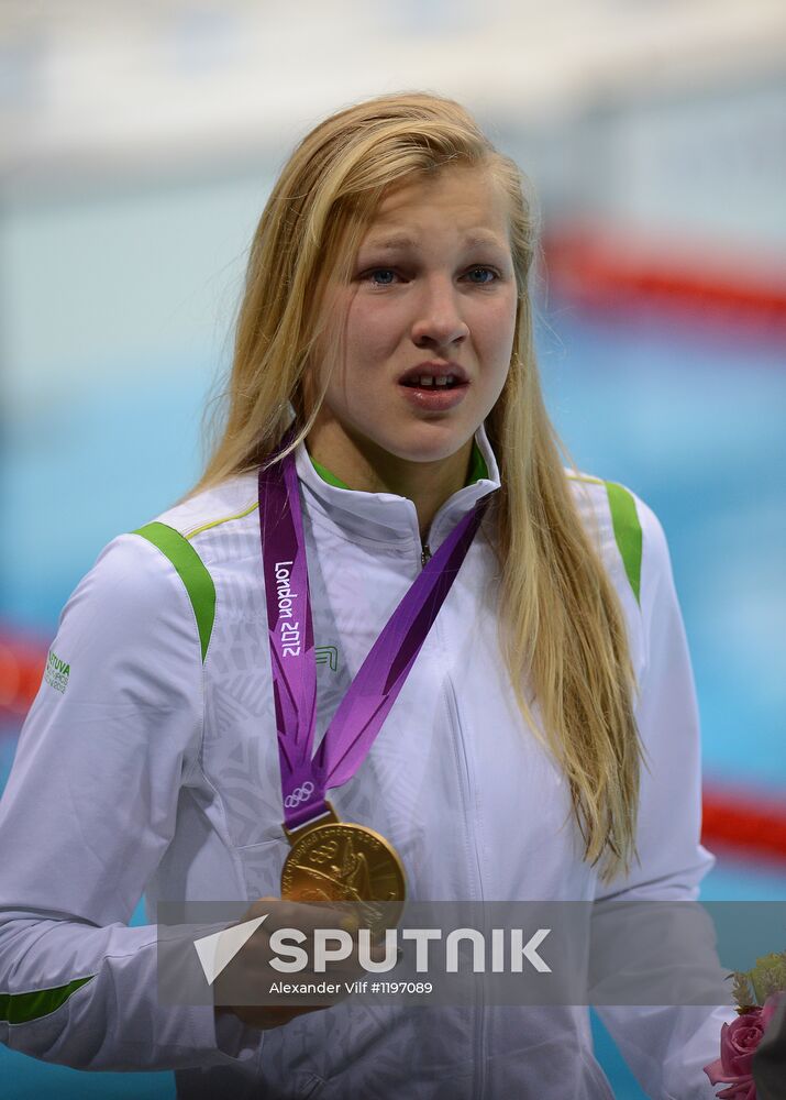 Olympics 2012 Swimming. Day Three. Finals