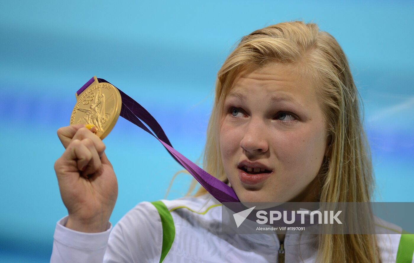 Olympics 2012 Swimming. Day Three. Finals