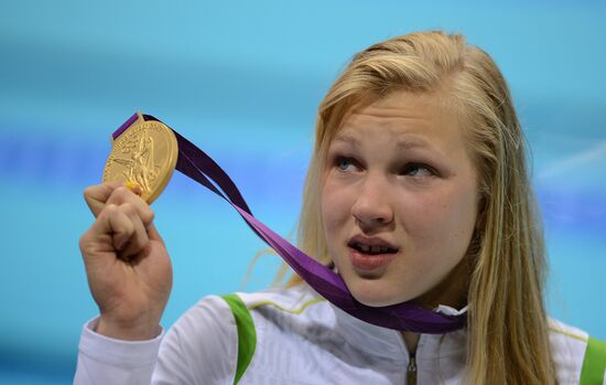 Olympics 2012 Swimming. Day Three. Finals