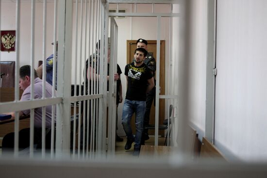 Court hearing of Rasul Mirzayev's case