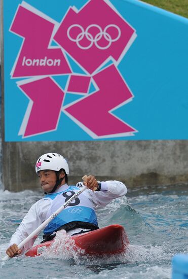 2012 Olympics. Men's Canoe Slalom Singles