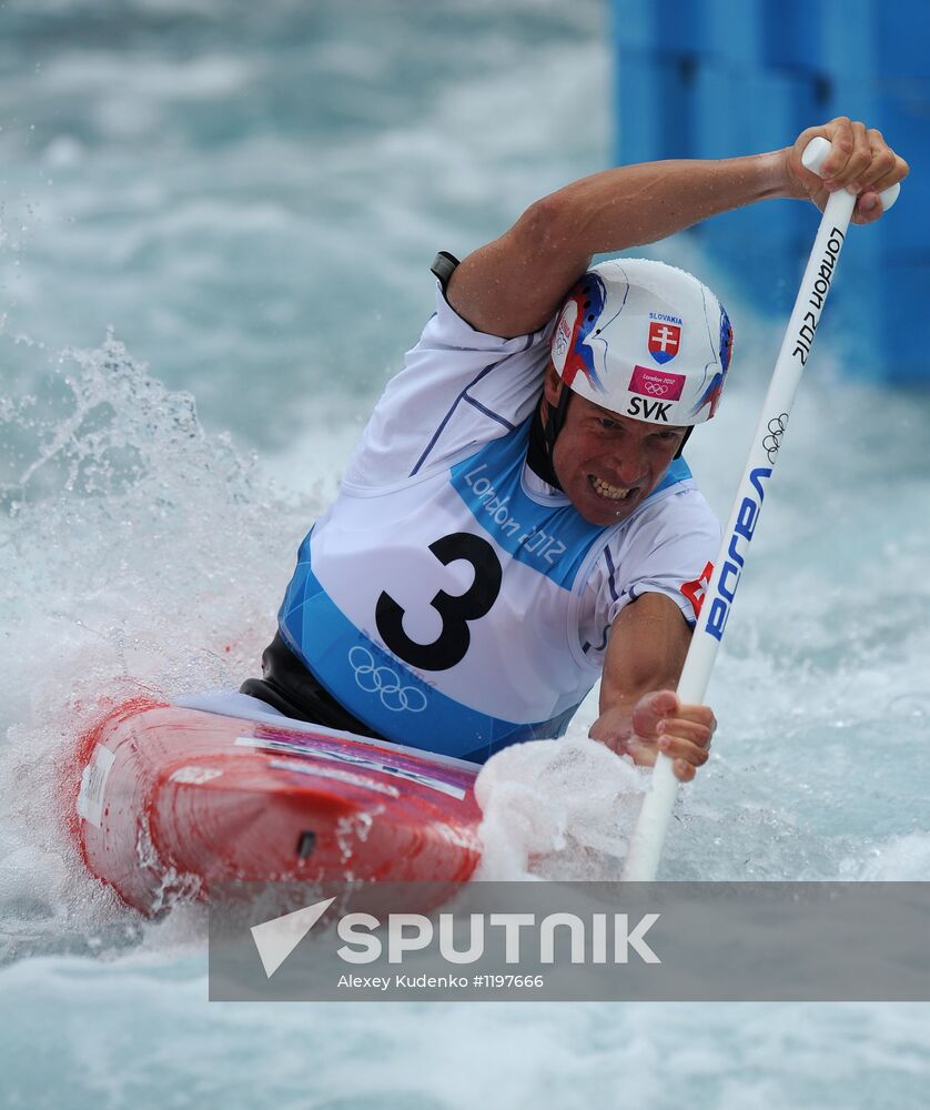 2012 Olympics. Men's Canoe Slalom Singles
