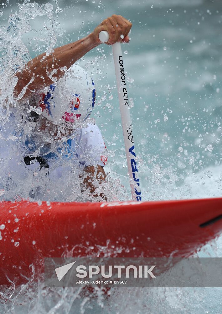 2012 Olympics. Men's Canoe Slalom Singles
