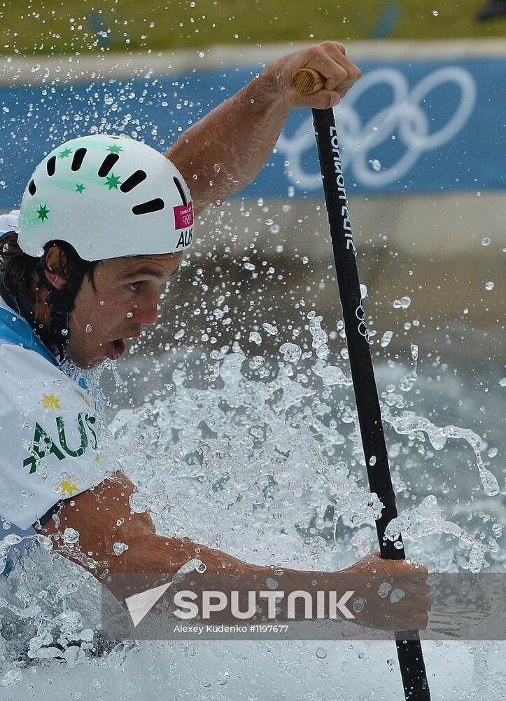 2012 Olympics. Men's Canoe Slalom Singles