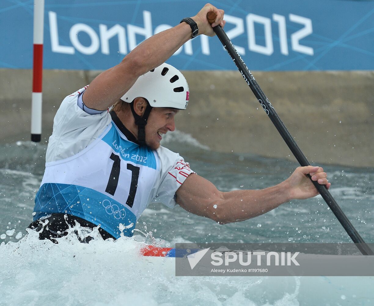 2012 Olympics. Men's Canoe Slalom Singles