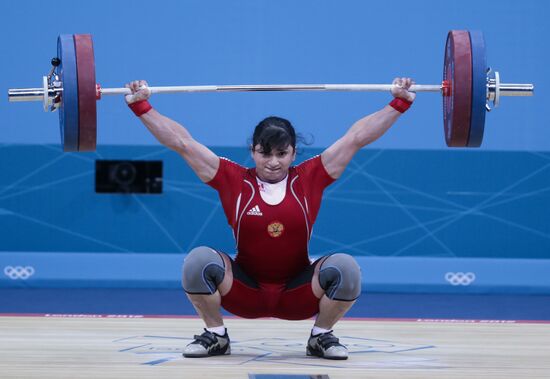2012 Olympics. Weightlifting. Women's -63 kg