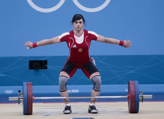 2012 Olympics. Weightlifting. Women's -63 kg