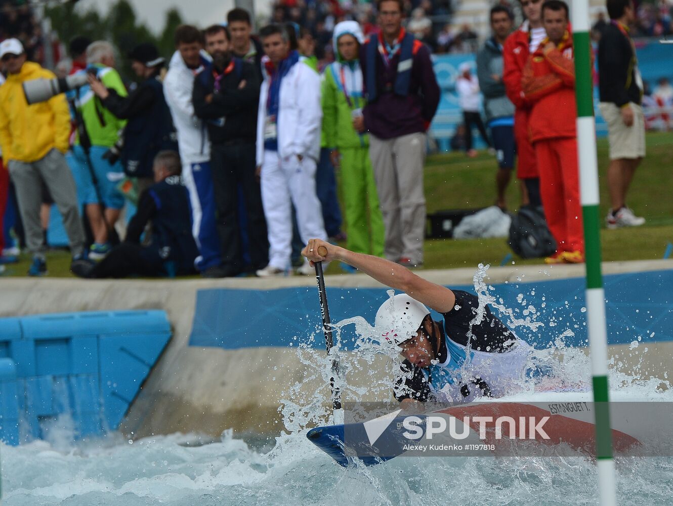 Olympics 2012 Rowing Slalom. Canoe. Men's Singles